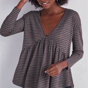 Lucky Brand Stripe Swing Top